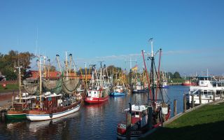 Friesland - bootjes bij de haven