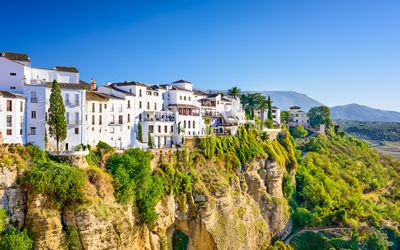 De plaats Ronda in Spanje