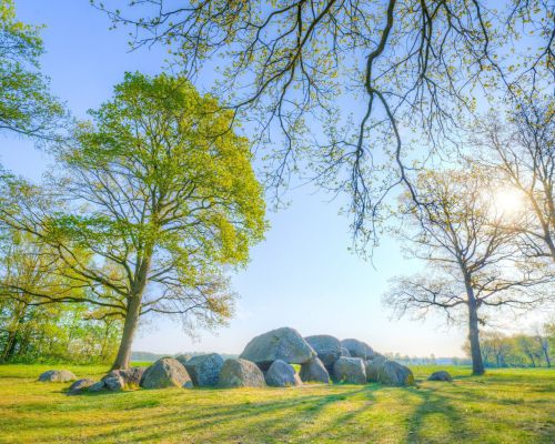 Hunebed bij Dolmen in Drenthe