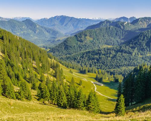 Panorama bergen Beieren
