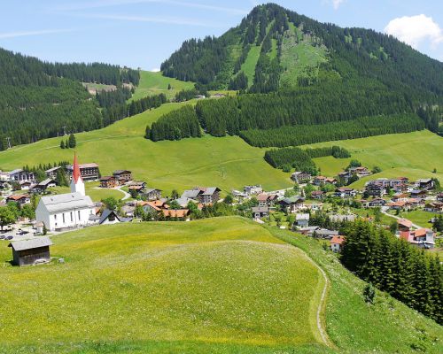 Dorpje Berwang in Tirol