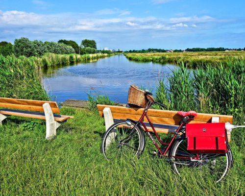 Het waterrijke landschap