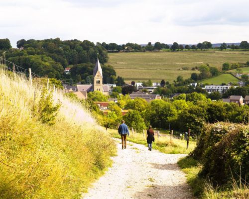 Gulpen landschap met heuvels