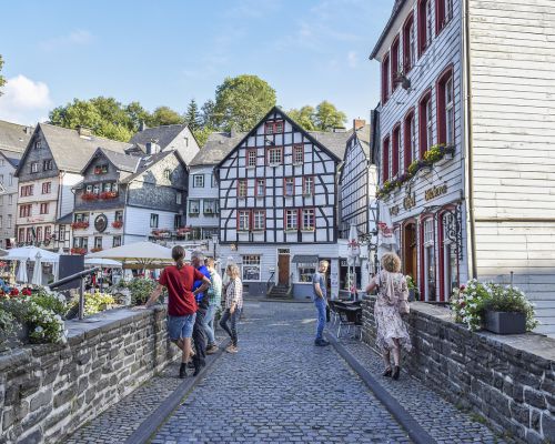 Monschau, stad in Hoge Venen