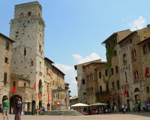 Plein in San Gimignano