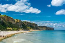 Omaha beach in Normandië