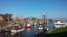Friesland - bootjes bij de haven