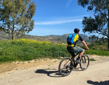 fietser in andalusie