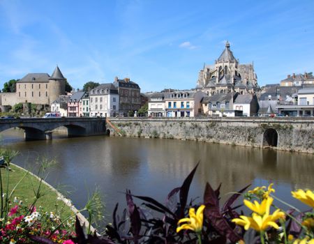 De plaats Mayenne in Frankrijk