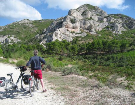 fietsen langs alpilles