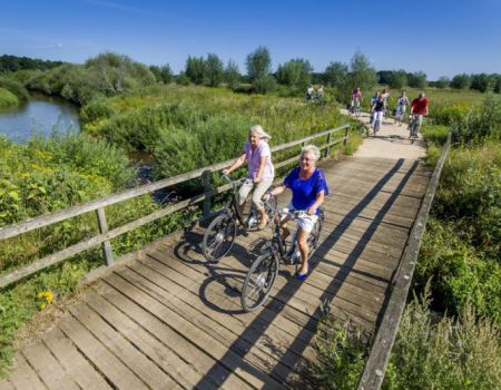 fietsen langs de hase