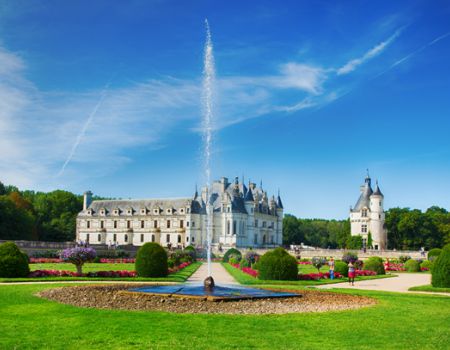 Kasteel Chenonceau in de loire vallei