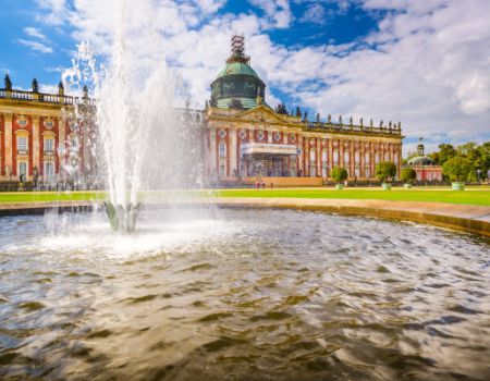 Nieuwe paleis in Potsdam bij Berlijn