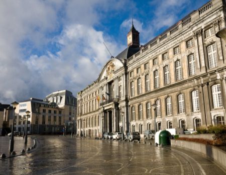 Het prins bisschop paleis in Luik