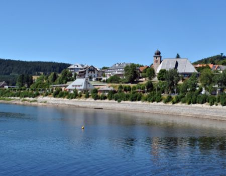 Schluchsee in het zwarte woud