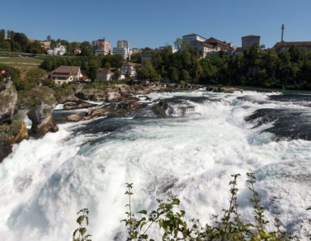 Waterfallen bij Schaffhausen aan de Rijn