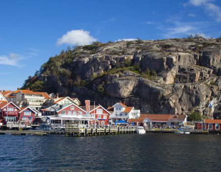 Zweden fietsen langs de kust