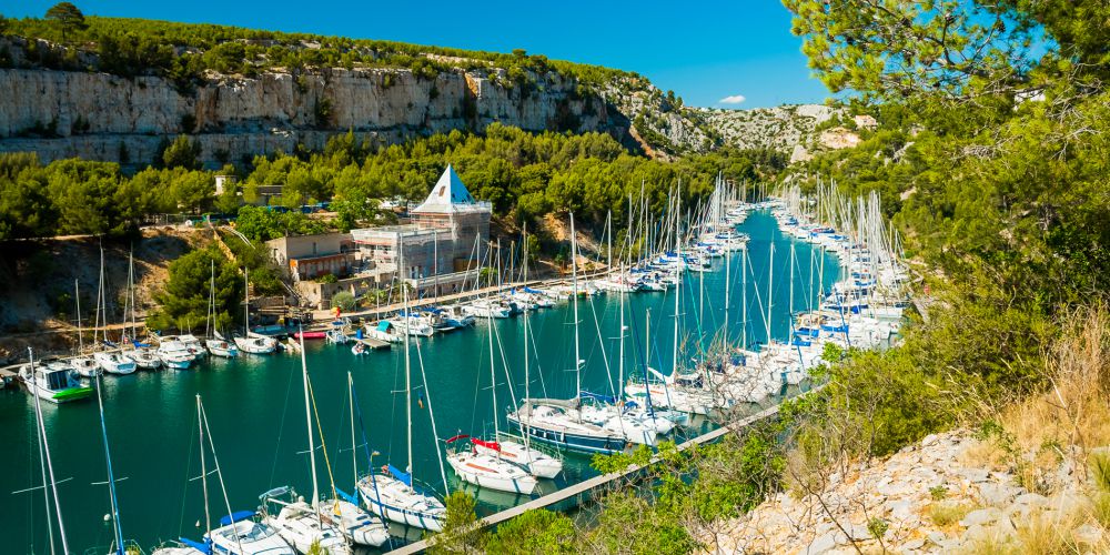 calanque port in Provence