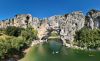 De Pont d'Arc boog boven de Ardeche rivier